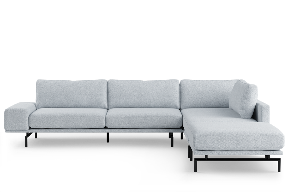 Brixton narożnik z podnóżkiem prawostronny